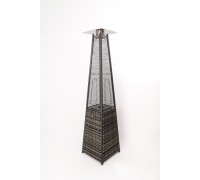 Уличный газовый обогреватель Ställeh Pyramid x4 Rattan Grey