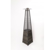 Уличный газовый обогреватель Ställeh Pyramid x4 Rattan Grey